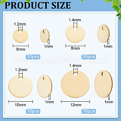 120 шт. 4 подвески из нержавеющей стали 201 с лазерной резкой&nbsp;STAS-BC0003-72