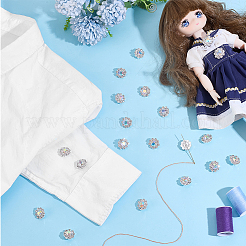 24 шт. пуговицы из цинкового сплава с 1 отверстиями&nbsp;FIND-PH0026-98A