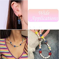 10 шт. 2 стиля бугорчатых бусин ручной работы в технике лэмпворк&nbsp;LAMP-CJ0002-55