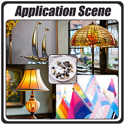 70 шт. 5-х цветная железная круглая гайка&nbsp;FIND-BC0014-55