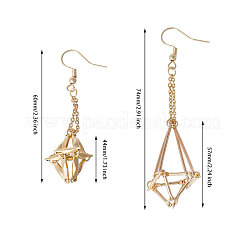 6 пара сережек-колец из нержавеющей стали 304&nbsp;EJEW-CA00001