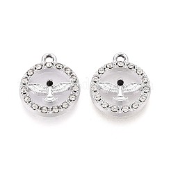 Подвески из сплава со стразами&nbsp;PALLOY-T091-22M-P