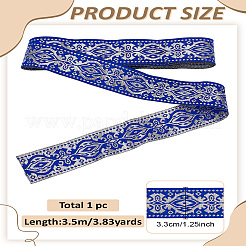 3.5 м репсовая лента из полиэстера и шелка в этническом стиле&nbsp;OCOR-LP0003-90