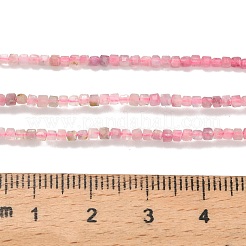 Натуральный турмалин бисер нитей&nbsp;G-L634-D01-2.5x2.5mm-B