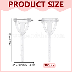 300 шт. фурнитура для броши из нержавеющей стали и пластика&nbsp;KY-MA0001-01