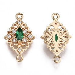 Соединители из латуни с микрочастицами и кубическим цирконием&nbsp;KK-R111-010-A01