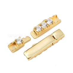 925 штыковая застежка из стерлингового серебра с микропаве из прозрачных кубических цирконий&nbsp;STER-C016-01A-G