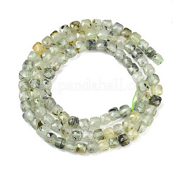 Природные пренит нитей бисера&nbsp;G-B171-A01-4x4mm