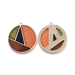 Окрашенные деревянные подвески&nbsp;FIND-A006-05KCG