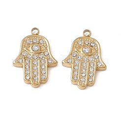 Подвески из нержавеющей стали с вакуумным покрытием pvd 201 со стразами&nbsp;STAS-J401-VC570