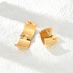 Серьги-кольца из нержавеющей стали 304 с эффектом полировки&nbsp;EJEW-M001-29B-G