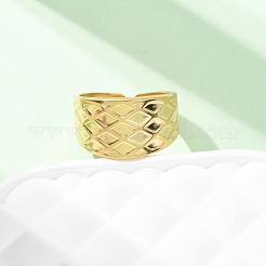 Кольца-манжеты из нержавеющей стали 304 для женщин&nbsp;RJEW-K309-08G