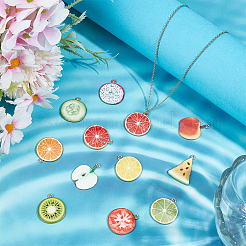 22 шт. 11 стиля подвески из цинкового сплава с эмалью&nbsp;FIND-WR0012-13