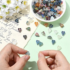 160шт 8 цвета гальванические стеклянные бусины&nbsp;EGLA-YW0005-67