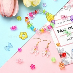 129 шт. Прозрачные акриловые бусины&nbsp;MACR-YW0003-11