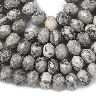 Камень натуральной карты / камень пикассо / нити из бисера пикассо яшмы&nbsp;G-D344-A18-1