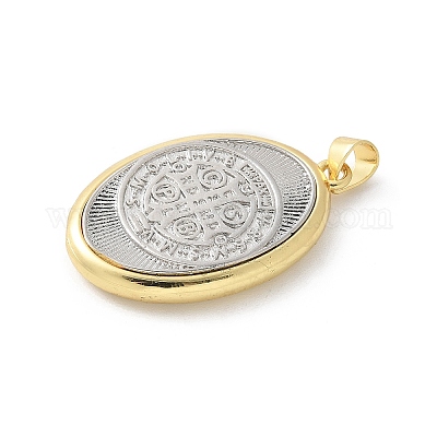 Латунные подвески&nbsp;KK-P294-10G-E-1