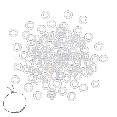 500 шт. силиконовые бусины-разделители&nbsp;SIL-UN0001-02A-1