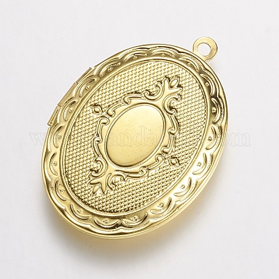 Подвески латуни медальон&nbsp;LS-KK-N0116-054G-1