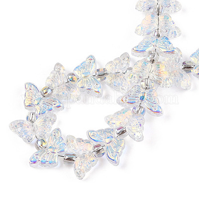 Стеклянные бусины с гальваническим покрытием &nbsp;EGLA-N012-04C-1