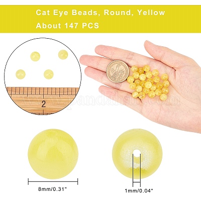 Бусины arricraf кошачий глаз&nbsp;CE-AR0001-A08-1