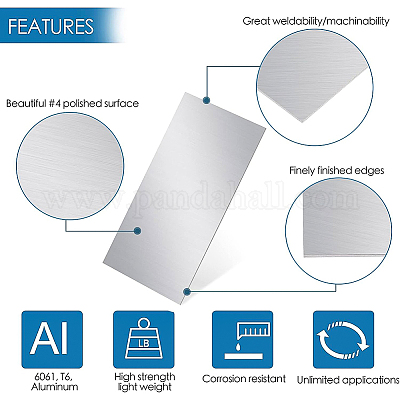 Алюминиевые пластины&nbsp;LS-FIND-WH0003-87B-1