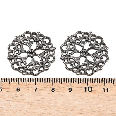 Тибетский стиль филигранные столяры соединения&nbsp;TIBE-A11623-B-LF-1