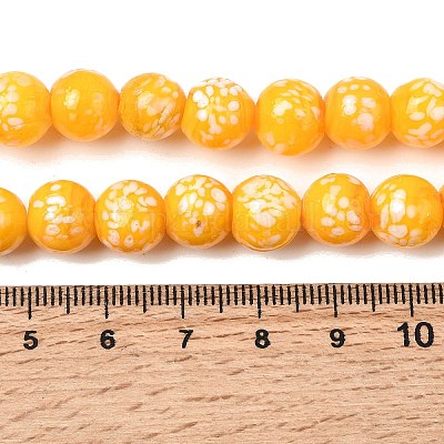 Бусы лэмпворк ручной работы&nbsp;LAMP-H071-01C-07-1