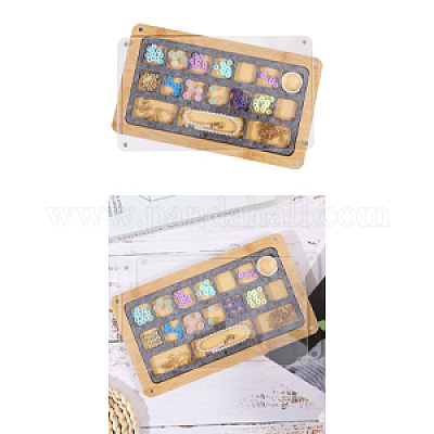 Бамбуковые витрины для ювелирных изделий&nbsp;DIY-BC0014-25A-1