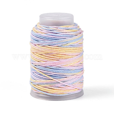 35 м окрашенный сегментный хлопковый шнур для макраме&nbsp;OCOR-T017-06G-1