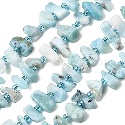 Природные ларимар бисер нитей&nbsp;G-L649-A08-01-1