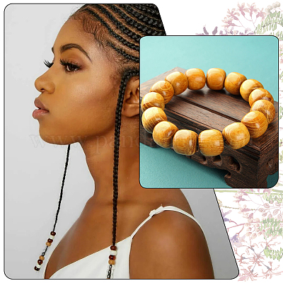 Бусы из сосны&nbsp;WOOD-PA0001-03B-1