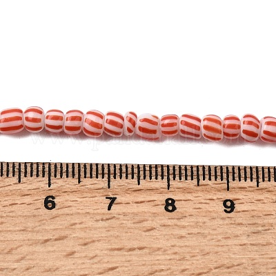 Бусы лэмпворк ручной работы&nbsp;BLOW-K001-01A-15-1