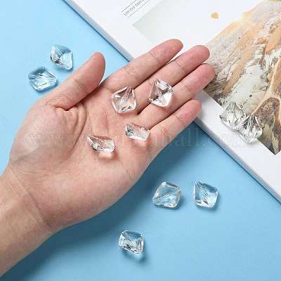 Прозрачные акриловые бусины&nbsp;LS-X-PL6362Y-1