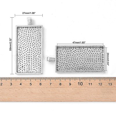 Сеттинги для кулона(кабошонов)&nbsp;LS-PALLOY-2418-AS-FF-1