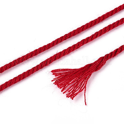 22 м хлопковый шнур для макраме&nbsp;OCOR-T017-07G-1