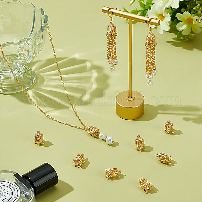 12 шт. латунный соединитель для страз&nbsp;KK-PH0010-47-1