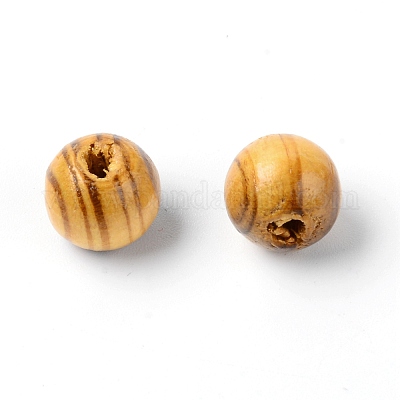 Сосновые бусы&nbsp;WOOD-WH0015-70-1