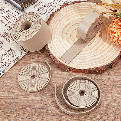 2 м плоский кожаный шнур&nbsp;LC-WH0007-07D-04-1