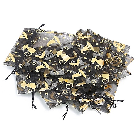 Прямоугольные сумки из органзы на шнурке&nbsp;LS-PW-WGC1EE9-02-1