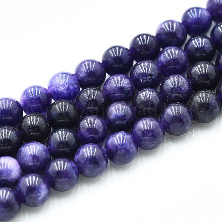 Природного кварца нитей бисера&nbsp;G-N355-6mm-54-1