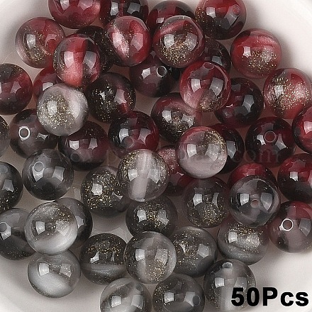 50 шт. непрозрачных УФ-реактивных шариков&nbsp;RESI-YW0005-93K-1