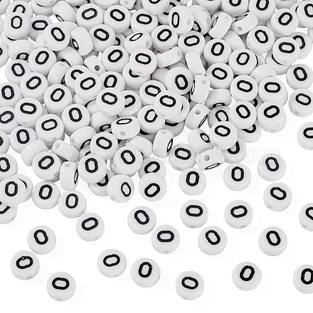 500шт акриловые бусины SACR-TA0001-55O-1