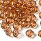 K9 Glass, Imitation Austrian Crystal Beads, Grade AAA, Faceted, Rondelle, PeachPuff, 10x7mm, Hole: 0.9~1mm