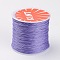 Round Waxed Polyester Cords, Lilac, 0.45mm, about 174.97 yards(160m)/roll