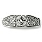 Alloy Hair Barrettes, for Woman Girls, Antique Silver, Knot, 83x39x12mm