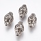 CCB Plastic Beads, Bicone, Antique Silver, 33x18mm, Hole: 3mm