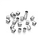 201 Stainless Steel Crimp Beads, Column, Stainless Steel Color, 3x2mm, Hole: 1.5mm