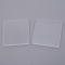 Acrylic Chassis, for Stamp, Square, Clear, 75x75x8mm