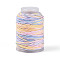 35M Segment Dyed Macrame Cotton Cord, Round Braided Rope, for Wall Hanging, Crafts, Gift Wrapping, Moccasin, 1mm, about 38.28 Yards(35m)/Roll